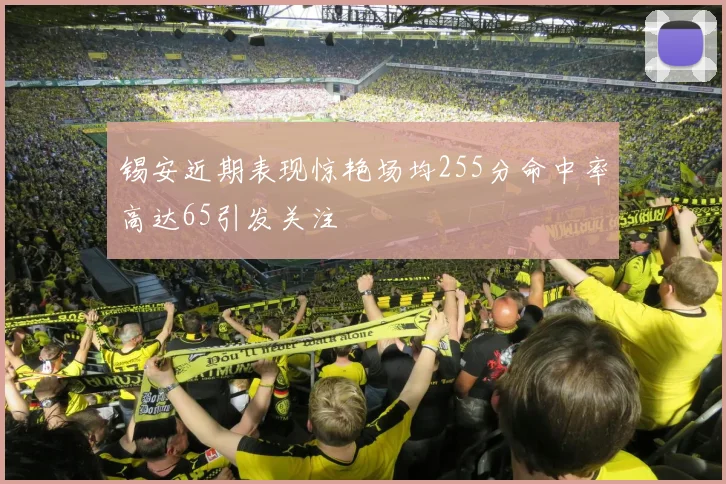 锡安近期表现惊艳场均255分命中率高达65引发关注